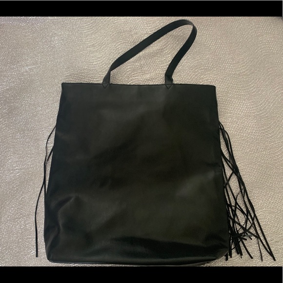 Victoria’s Secret black fringe tote - Picture 3 of 5